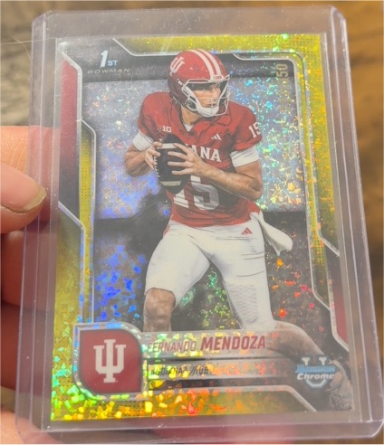 2025 Bowman Chrome University #109 Fernando Mendoza — front