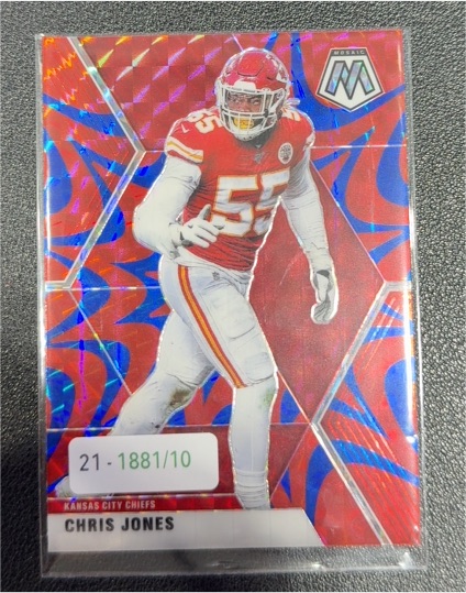 2020 Panini Mosaic #7 Chris Jones — front