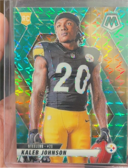 2025 Panini Mosaic #289 Kaleb Johnson — front
