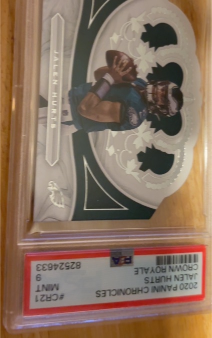 2020 Panini Chronicles Crown Royale #CR-21 Jalen Hurts — front