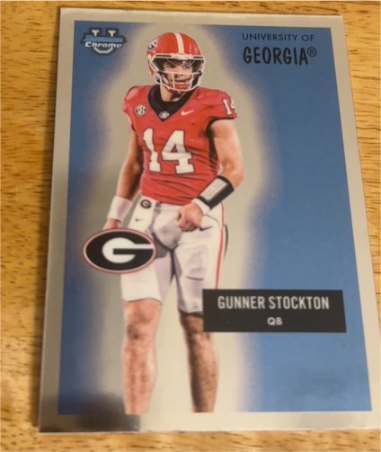 2025 Bowman Chrome University #55AV-4 Gunner Stockton — front