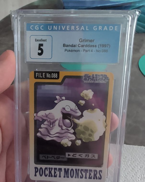 1997 Bandai Carddass #088 Grimer — front