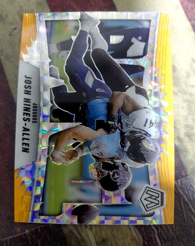 2025 Panini Mosaic Bang! #15 Josh Hines-Allen — front