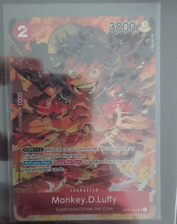 2025 One Piece Card Game #OP01-024 Monkey D. Luffy — front