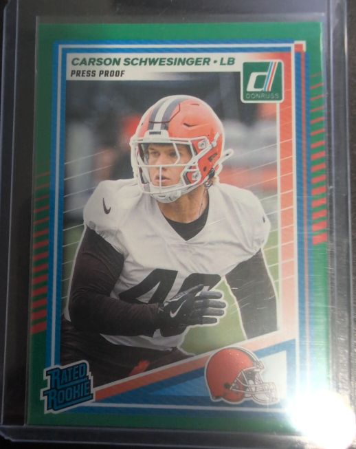 2025 Donruss #392 Carson Schwesinger — front