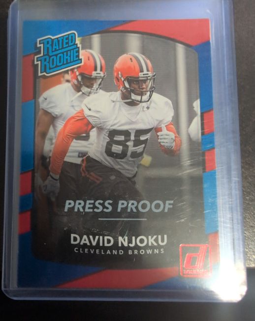 2017 Donruss #314 David Njoku — front