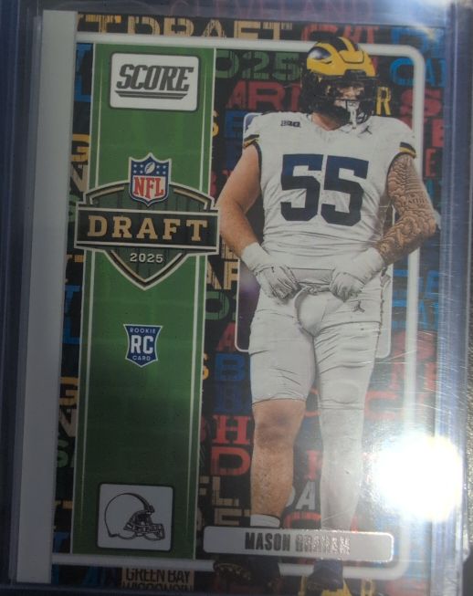 2025 Panini Score #19 Mason Graham NFL Draft — front