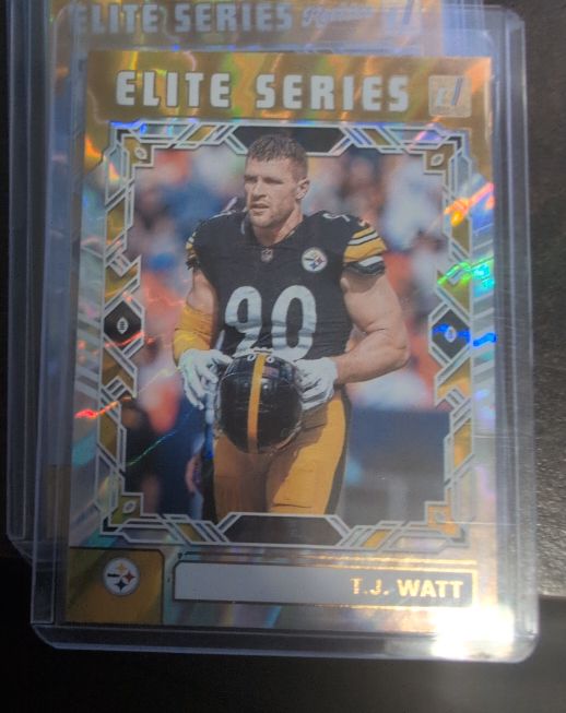 2025 Panini Donruss #TES-TWA T.J. Watt Elite Series — front