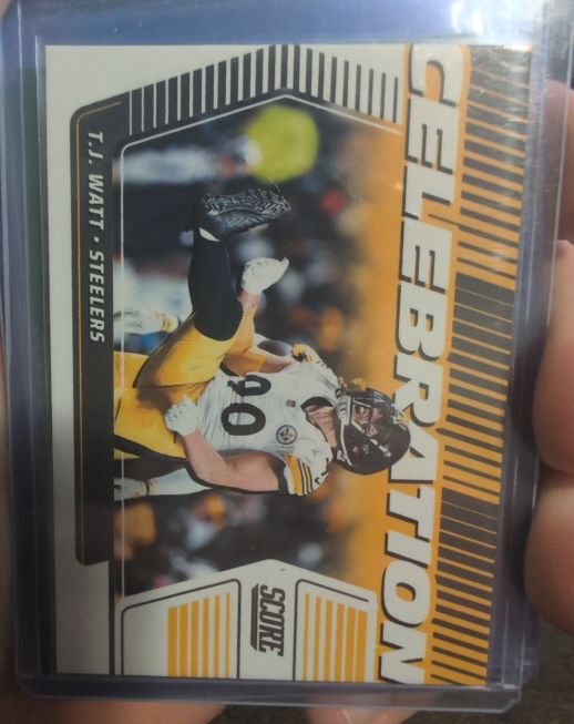 2025 Panini Score #C-TWA T.J. Watt Celebration — front