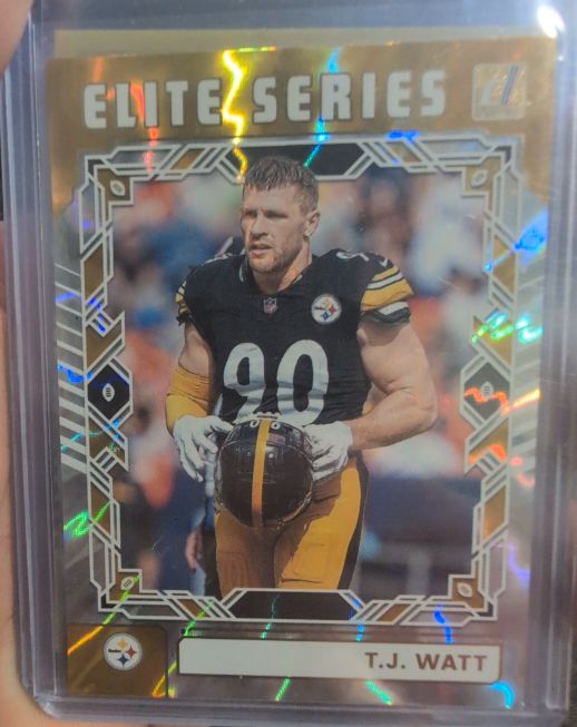 2025 Panini Donruss #TES-TWA T.J. Watt Elite Series — front