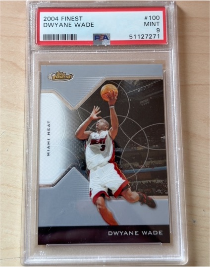 2004-05 Topps Finest #100 Dwyane Wade — front