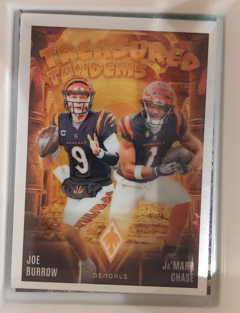 2024 Panini Phoenix #TT-CIN Joe Burrow, Ja'Marr Chase — front