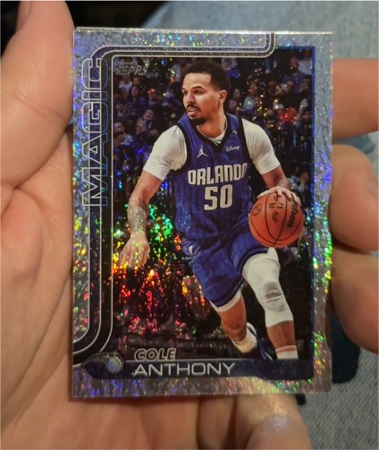 2025-26 Topps #91 Cole Anthony — front