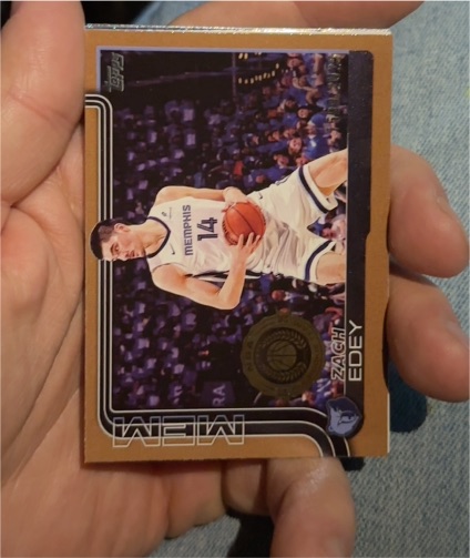 2025-26 Topps #186 Zach Edey — front