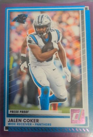 2025 Donruss #13 Jalen Coker — front