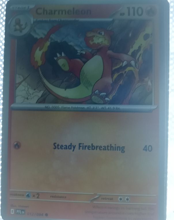 2025 Pokemon ME02: Phantasmal Flames #012 Charmeleon — front