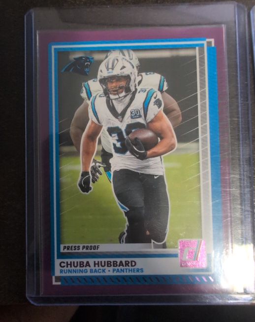 2025 Panini Donruss #79 Chuba Hubbard — front