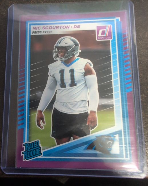 2025 Donruss #383 Nic Scourton Rated Rookie — front