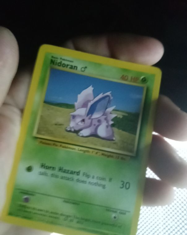 1999 Pokémon #55 Nidoran Male — front