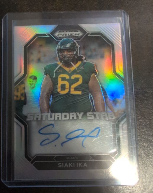 2023 Panini Prizm Draft Picks Saturday Star Signatures #SSS-SIK Siaki Ika — front