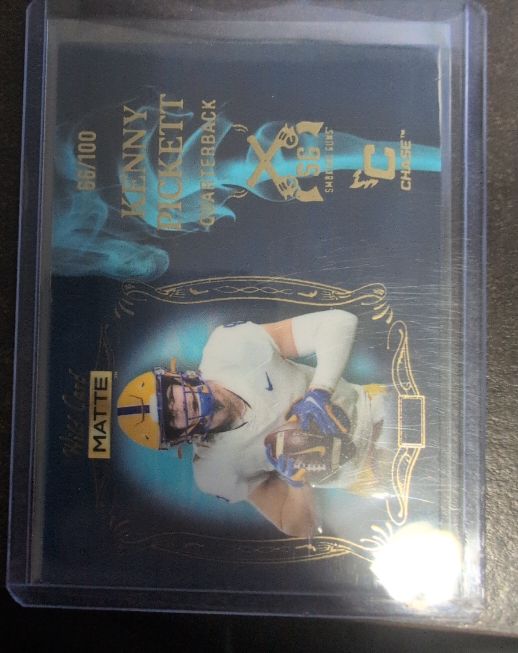 2022 Wild Card Matte #SG-9 Kenny Pickett Smoking Guns — front