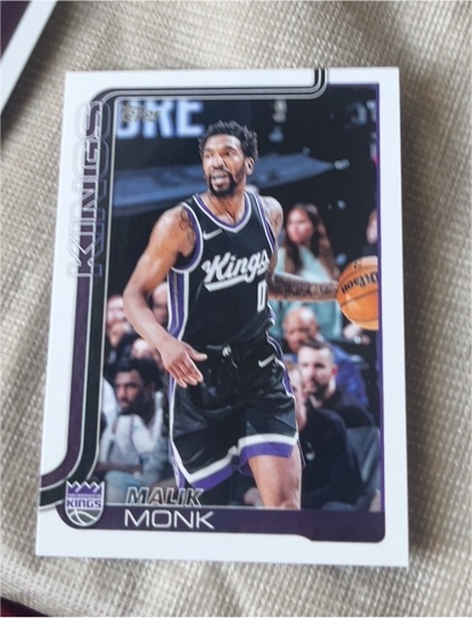 2025-26 Topps #164 Malik Monk — front