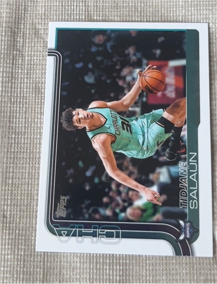2025-26 Topps #71 Tidjane Salaun — front