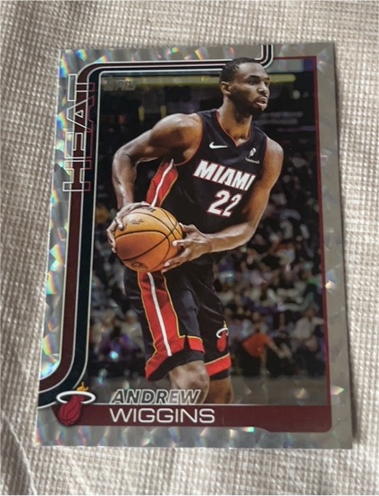 2025-26 Topps #77 Andrew Wiggins — front