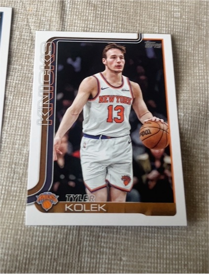 2025-26 Topps Basketball #20 Tyler Kolek — front