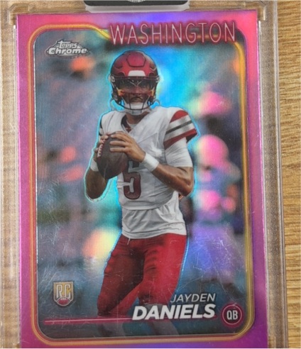 2024 Topps Chrome #201 Jayden Daniels — front