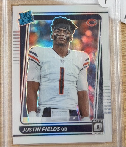 2021 Donruss Optic #204 Justin Fields — front