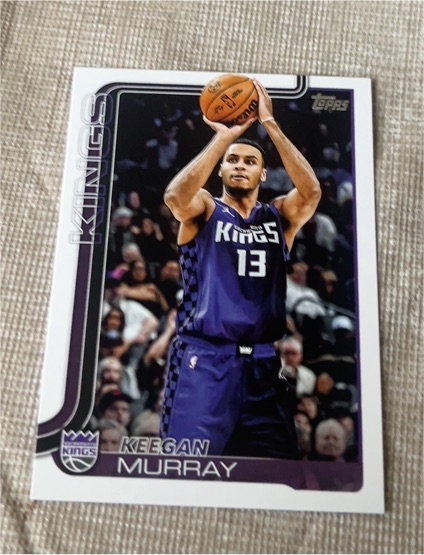 2025-26 Topps #166 Keegan Murray — front