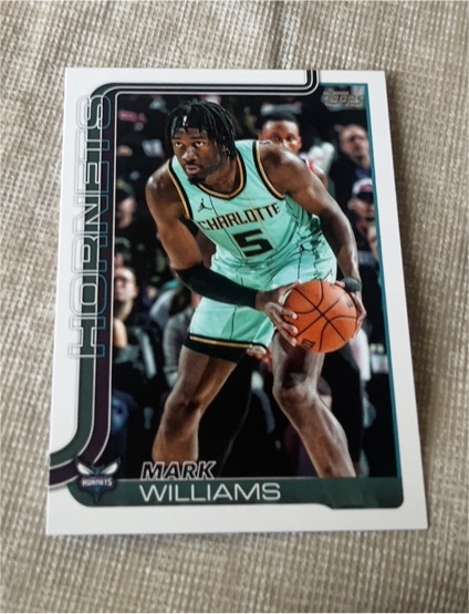 2025-26 Topps Basketball #70 Mark Williams — front