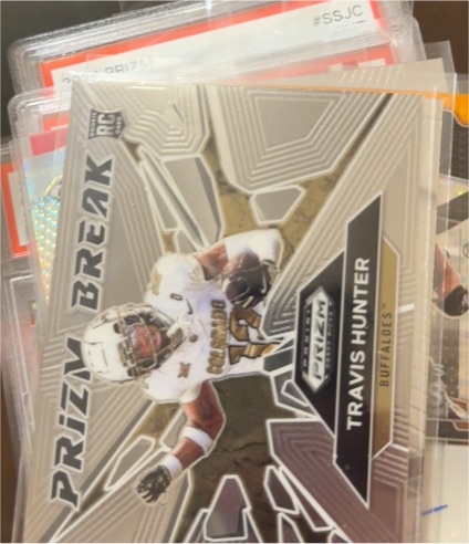 2025 Panini Prizm Draft Picks #6 Travis Hunter Prizm Break — front