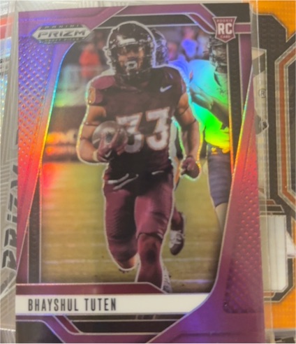 2025 Panini Prizm Draft Picks #66 Bhayshul Tuten — front