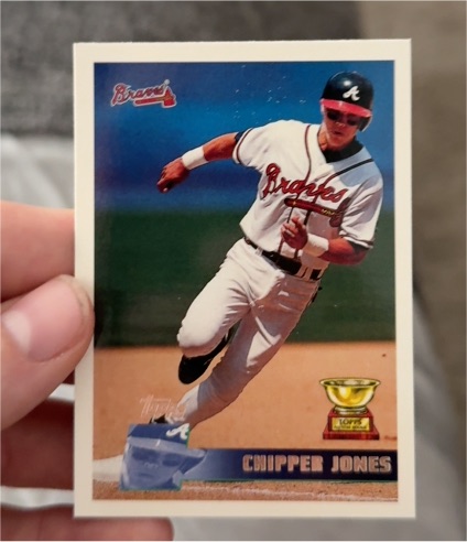 1996 Topps #177 Chipper Jones — front