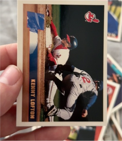 1996 Topps #420 Kenny Lofton — front