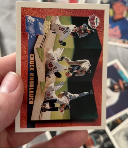 1996 Topps #248 Chuck Knoblauch — front