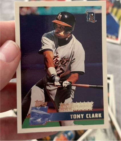 1996 Topps Now Appearing #337 Tony Clark — front