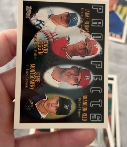 1996 Topps #431 Jaime Bluma / Dave Coggin / Steve Montgomery / Brandon Reed — front