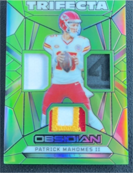 2024 Panini Obsidian Trifecta #TS-PM2 Patrick Mahomes II — front