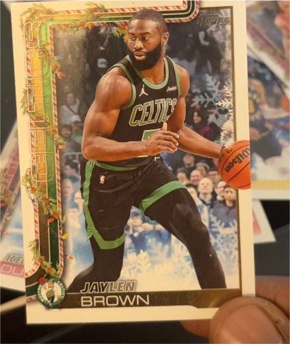 2025-26 Topps Holiday #H2 Jaylen Brown — front