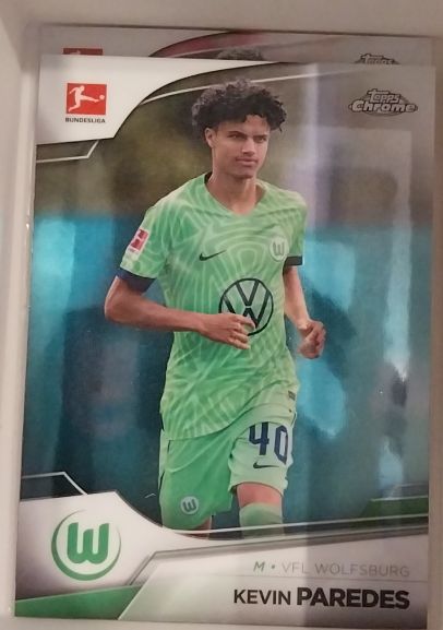 2022-23 Topps Chrome Bundesliga #95 Kevin Paredes VfL Wolfsburg — front