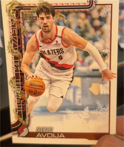 2025-26 Topps Holiday #H99 Deni Avdija — front