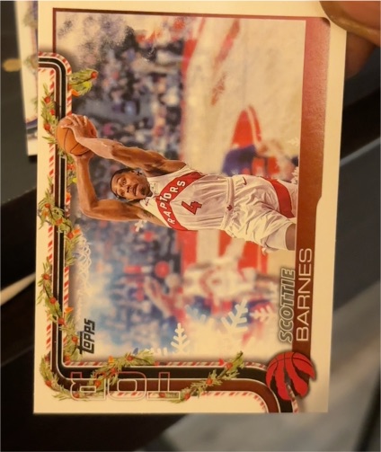 2025-26 Topps Holiday #H25 Scottie Barnes — front