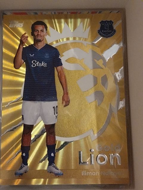 2025-26 Topps Premier League Gold Lion #GL9 Iliman Ndiaye — front