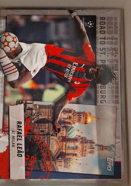 2021-22 Topps UEFA Champions League Road to St Petersburg #RSP-16 Rafael Leão — front