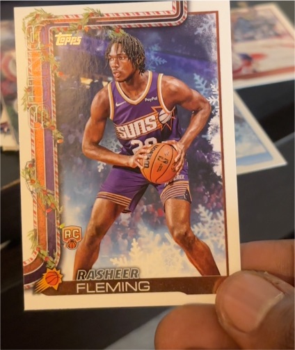 2025-26 Topps Holiday #H191 Rasheer Fleming — front