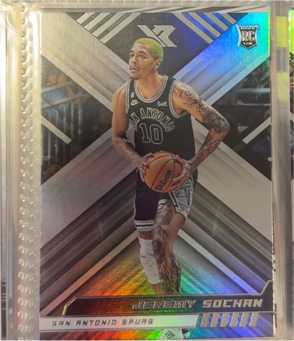 2022-23 Panini Chronicles XR #272 Jeremy Sochan — front