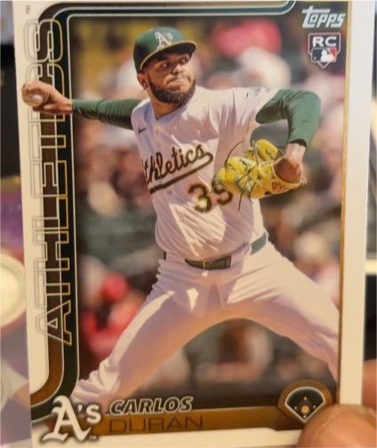 2025 Topps Update #US104 Carlos Duran — front